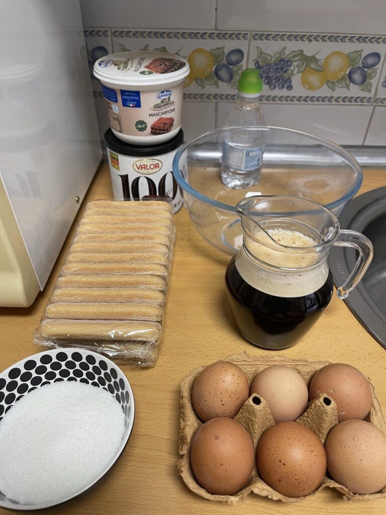 receta de tiramisú